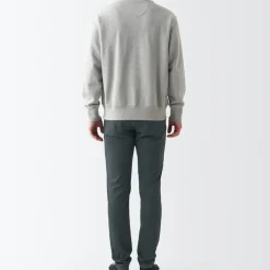 Men's Super Stretch Denim Skinny Pants Charcoal Grey (L 30inch / 76cm)