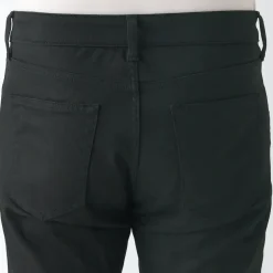 Men's Super Stretch Denim Skinny Pants Black (L 30inch / 76cm)