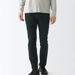 Men's Super Stretchy Denim Skinny Pants Black (L 30inch / 76cm)