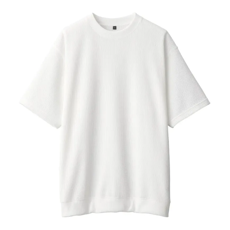Men's UV Protection Quick Dry Waffle Short Sleeve T-Shirt