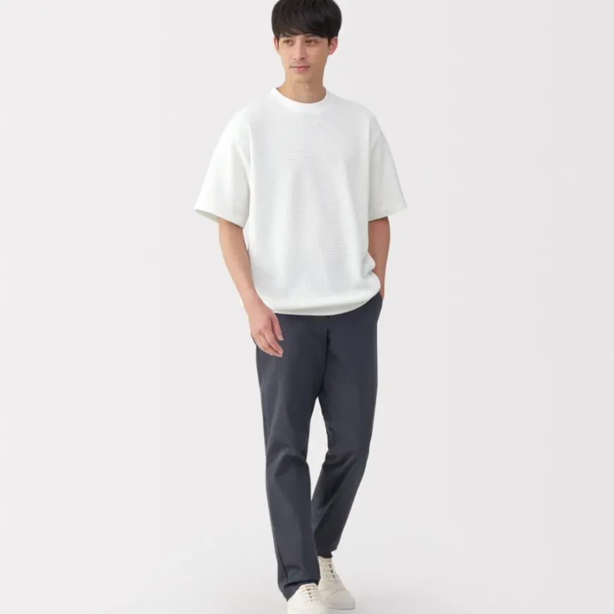 Men's UV Protection Quick Dry Waffle Short Sleeve T-Shirt
