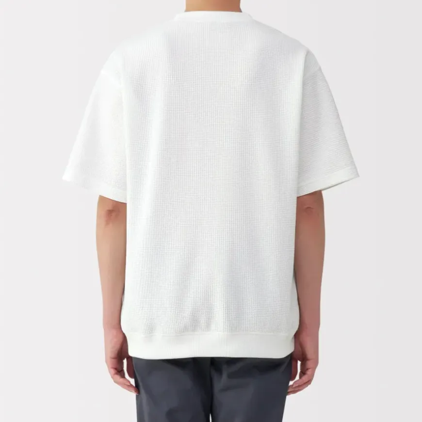Men's UV Protection Quick Dry Waffle Short Sleeve T-Shirt