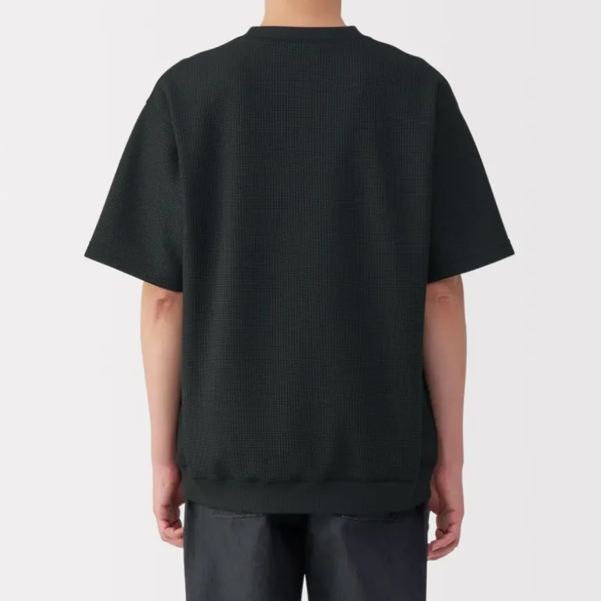 Men's UV Protection Quick Dry Waffle Short Sleeve T-Shirt