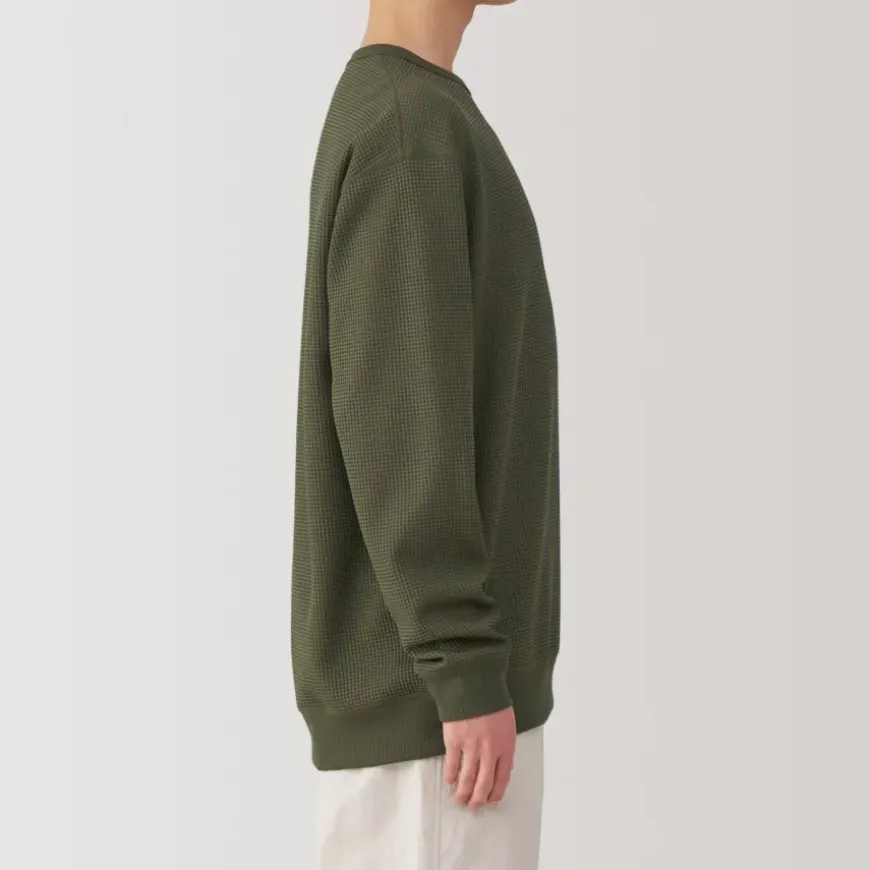 Men's UV Protection Quick Dry Waffle Long Sleeve T-Shirt