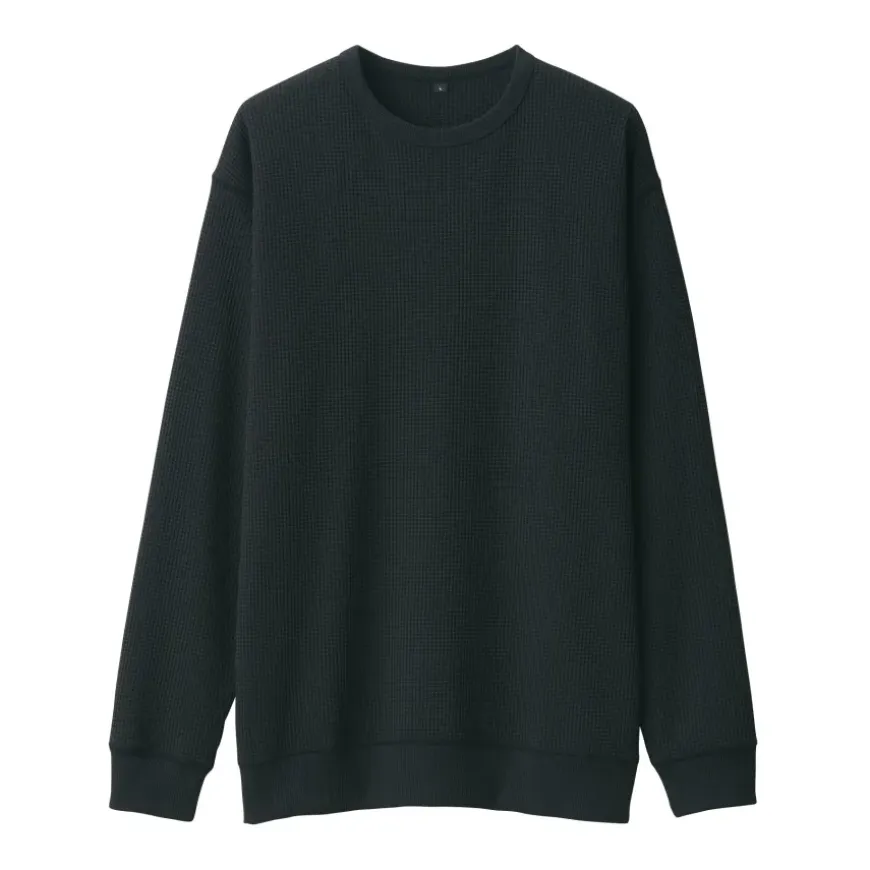 Men's UV Protection Quick Dry Waffle Long Sleeve T-Shirt
