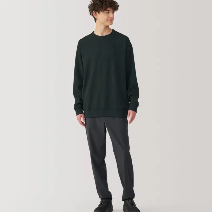 Men's UV Protection Quick Dry Waffle Long Sleeve T-Shirt