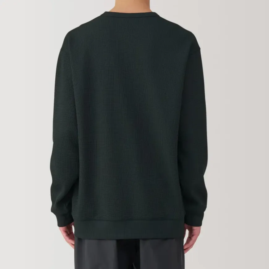 Men's UV Protection Quick Dry Waffle Long Sleeve T-Shirt