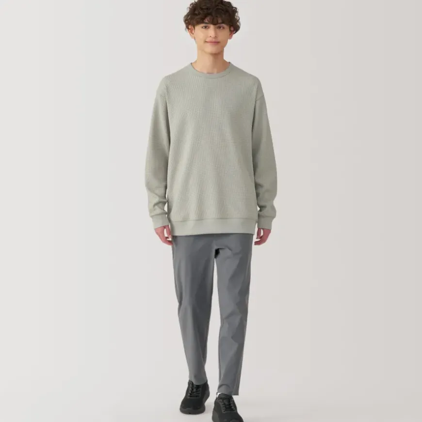 Men's UV Protection Quick Dry Waffle Long Sleeve T-Shirt