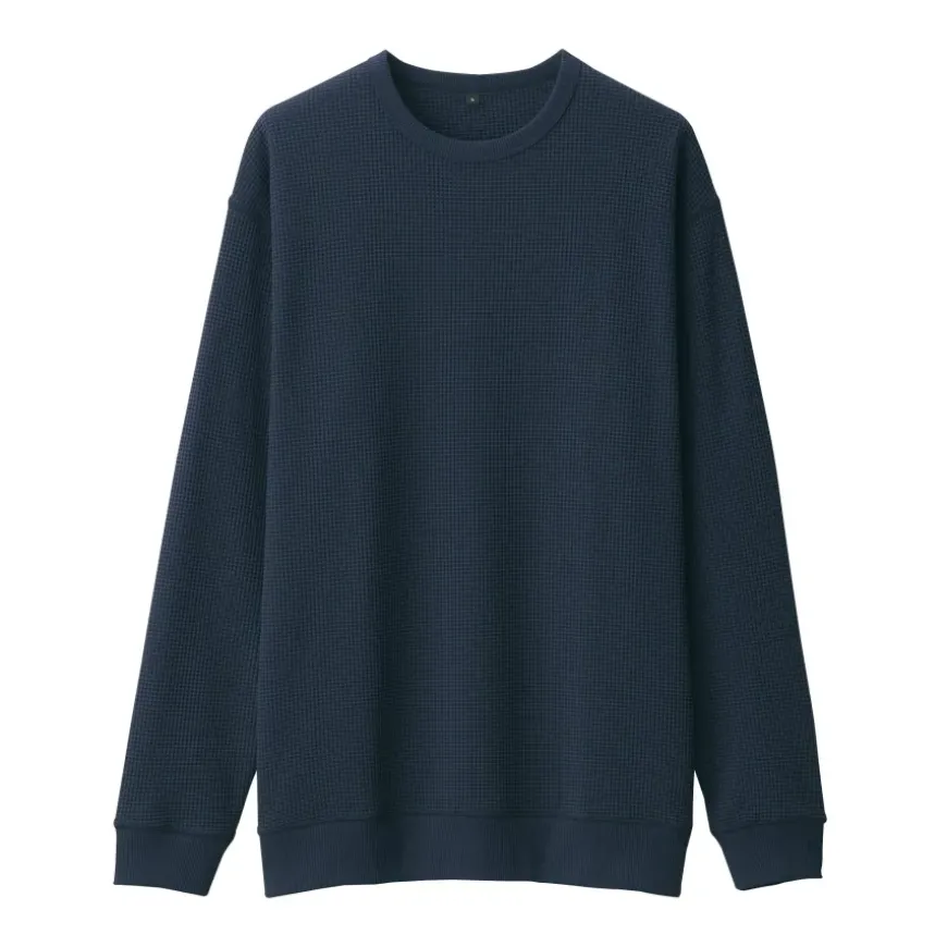 Men's UV Protection Quick Dry Waffle Long Sleeve T-Shirt