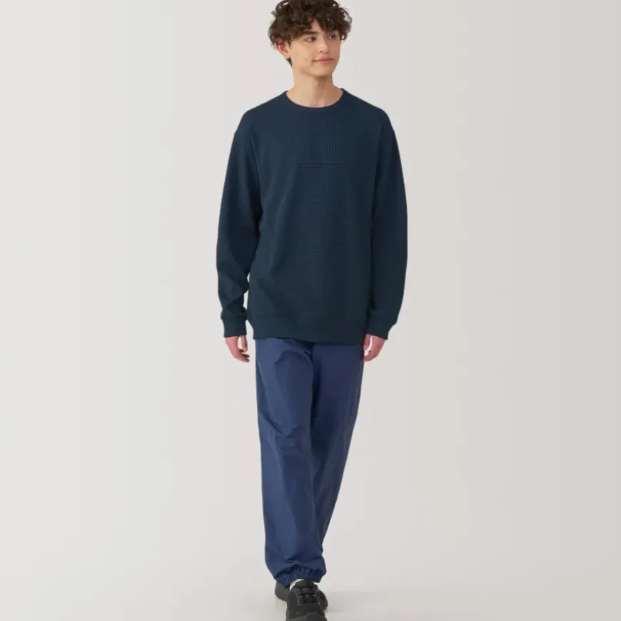 Men's UV Protection Quick Dry Waffle Long Sleeve T-Shirt