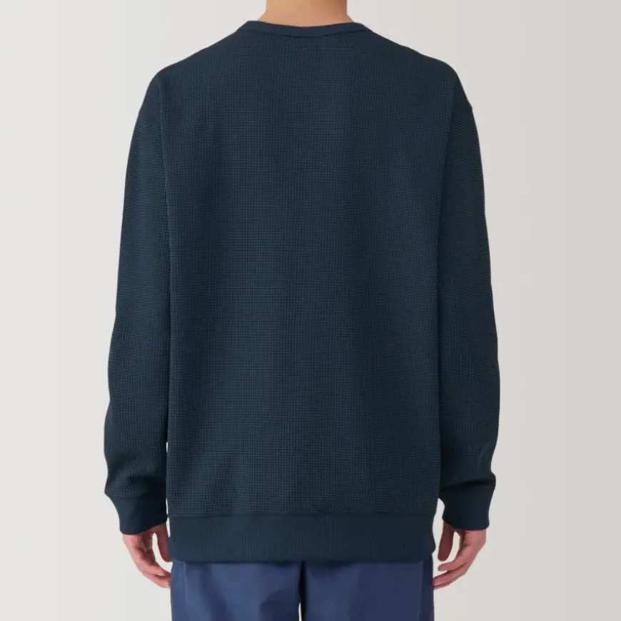 Men's UV Protection Quick Dry Waffle Long Sleeve T-Shirt