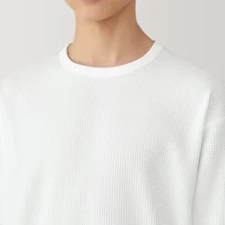 Men's UV Protection Quick Dry Waffle Long Sleeve T-Shirt
