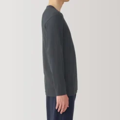 Men's Warm Cotton Crew Neck Long Sleeve T-Shirt