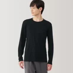 Men's Warm Cotton Crew Neck Long Sleeve T-Shirt