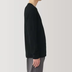 Men's Warm Cotton Crew Neck Long Sleeve T-Shirt