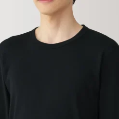 Men's Warm Cotton Crew Neck Long Sleeve T-Shirt