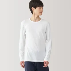 Men's Warm Cotton Crew Neck Long Sleeve T-Shirt