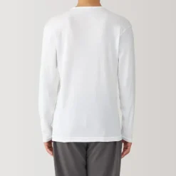 Men's Warm Cotton V-Neck Long Sleeve T-Shirt