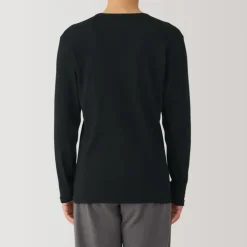 Men's Warm Cotton V-Neck Long Sleeve T-Shirt