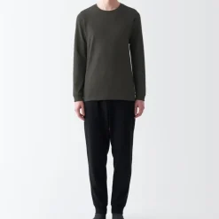 Men's Warm Thick Cotton Crew Neck Long Sleeve T-Shirt
