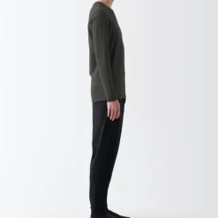 Men's Warm Thick Cotton Crew Neck Long Sleeve T-Shirt