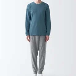 Men's Warm Thick Cotton Crew Neck Long Sleeve T-Shirt