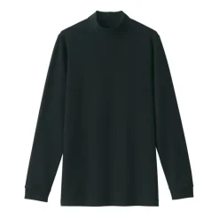 Men's Warm Thick Cotton High Neck Long Sleeve T-Shirt