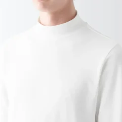 Men's Warm Thick Cotton High Neck Long Sleeve T-Shirt