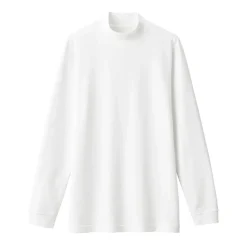 Men's Warm Thick Cotton High Neck Long Sleeve T-Shirt