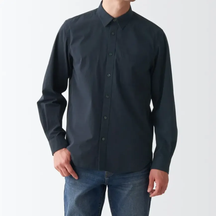 Men's Washed Broad Shirt