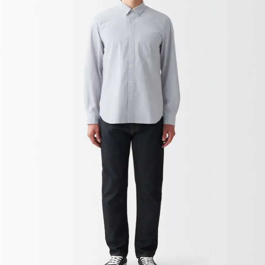 Men's Washed Broad Shirt