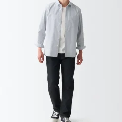 Men's Washed Broad Shirt
