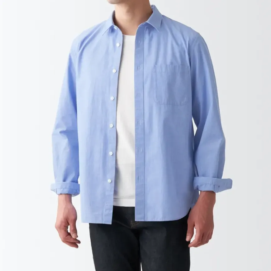 Men's Washed Broad Shirt