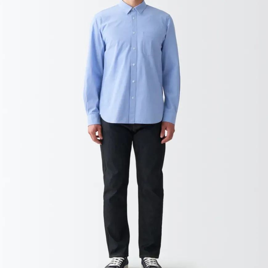 Men's Washed Broad Shirt