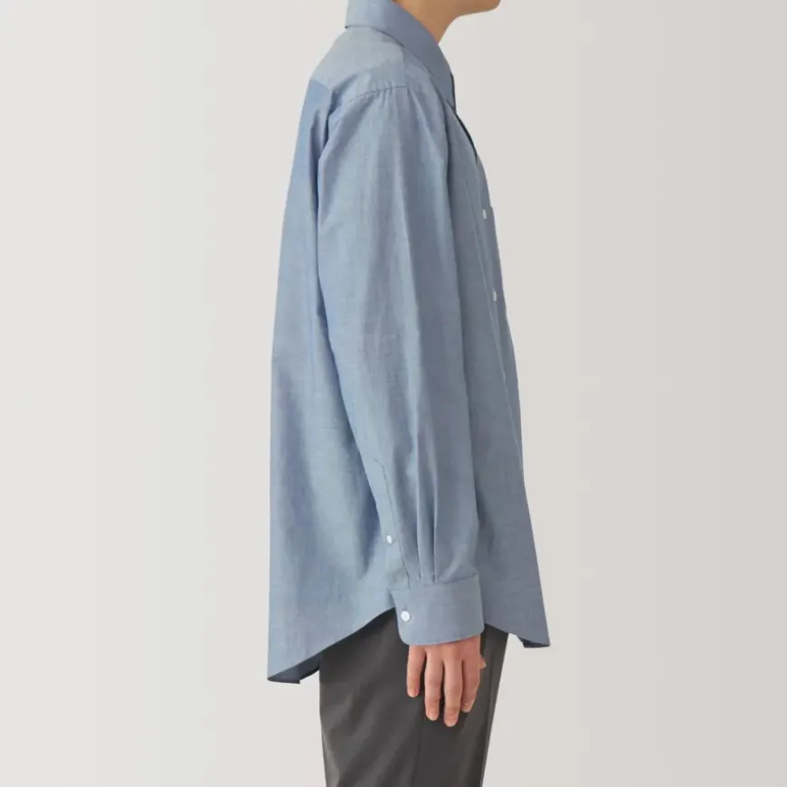 Men's Washed Broadcloth Long Sleeve Shirt