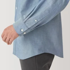 Men's Washed Broadcloth Long Sleeve Shirt