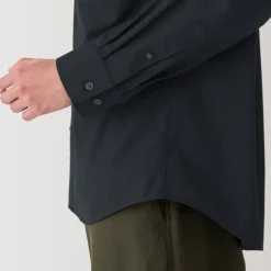 Men's Washed Broadcloth Long Sleeve Shirt