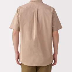 Men's Washed Broadcloth Short Sleeve Shirt