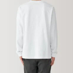 Men's Washed Heavy Weight Crew Neck Long Sleeve T-Shirt