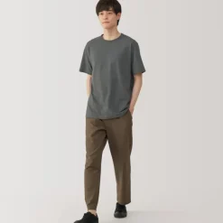 Men's Washed Heavy Weight Crew Neck Short Sleeve T-Shirt