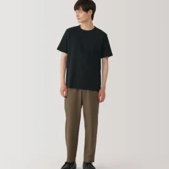 Men's Washed Heavy Weight Crew Neck Short Sleeve T-Shirt