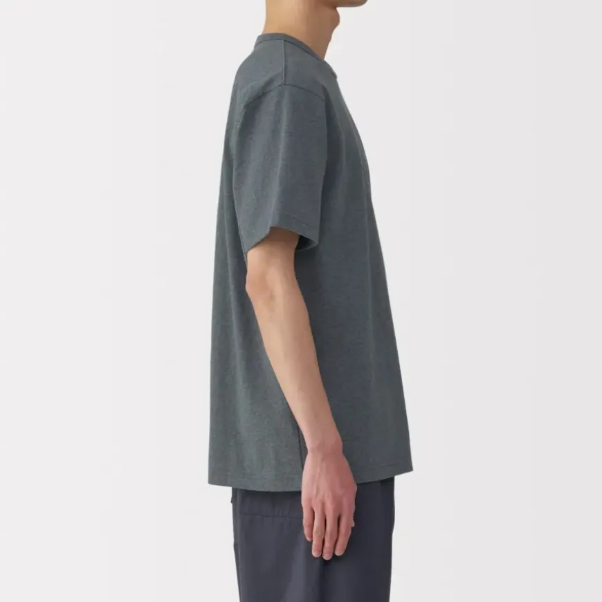 Men's Washed Heavy Weight Crew Neck Short Sleeve T-Shirt