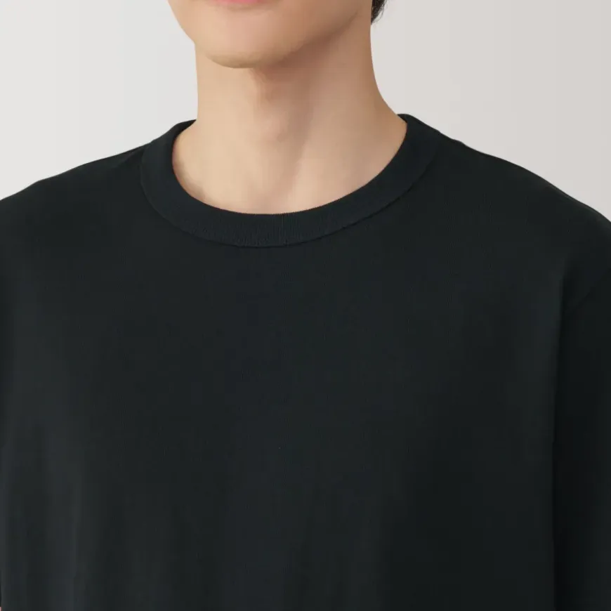 Men's Washed Heavy Weight Crew Neck Short Sleeve T-Shirt