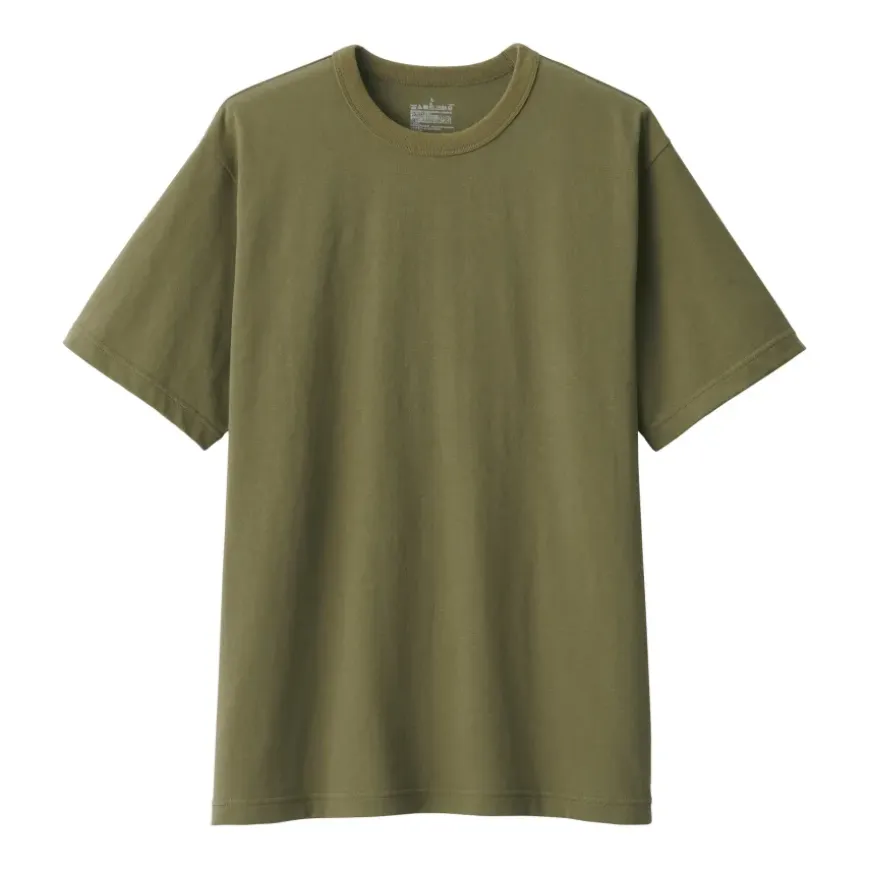 Men's Washed Heavy Weight Crew Neck Short Sleeve T-Shirt