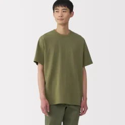 Men's Washed Heavy Weight Crew Neck Short Sleeve T-Shirt
