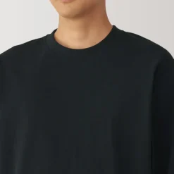 Men's Washed Heavy Weight Crew Neck Long Sleeve T-Shirt