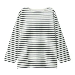 Men's Washed Heavyweight Boat Neck 9/10 Sleeve T-Shirt