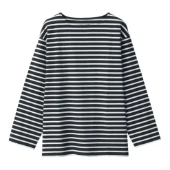 Men's Washed Heavyweight Boat Neck 9/10 Sleeve T-Shirt