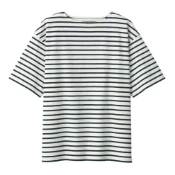 Men's Washed Heavyweight Boat Neck Half Sleeve T-Shirt