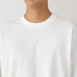 Men's Washed Jersey Crew Neck Long Sleeve T-Shirt